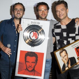 David Hallyday reçoit son disque de platine à la seine musicale à Paris le 25 juin 2019. © Pierre Perusseau/Bestimage