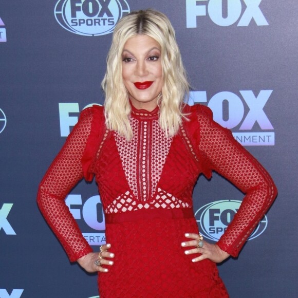Tori Spelling à la soirée FOX 2019 Upfront au Wollman Rink à Central Park, New York, le 13 mai 2019