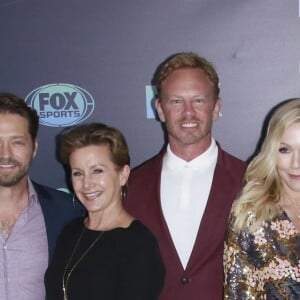 Tori Spelling, Jason Priestley, Gabrielle Carteris, Ian Ziering, Jennie Garth et Brian Austin Green à la soirée FOX 2019 Upfront au Wollman Rink à Central Park, New York, le 13 mai 2019