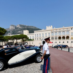 Concours Elégance et Automobile à Monte-Carlo 2019 sur la place du palais à Monaco, le 30 juin 2019. © Bruno Bebert/Bestimage