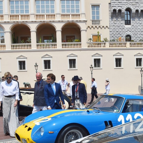 La princesse Charlène de Monaco lors du concours Elégance et Automobile à Monte-Carlo 2019 sur la place du palais à Monaco, le 30 juin 2019. © Bruno Bebert/Bestimage