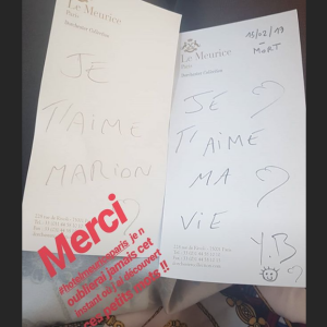 Marion Bartoli affiche son amour pour le footballeur Yahya Boumediene sur son compte Instagram (2019).