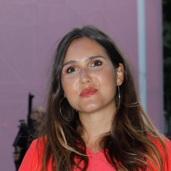 Joyce Jonathan assiste à la soirée de présentation du parfum Idole de Lancôme, incarné par Zendaya, au Palais d'Iena à Paris. Le 2 juillet 2019. © Veeren Ramsamy-Christophe Clovis/Bestimage