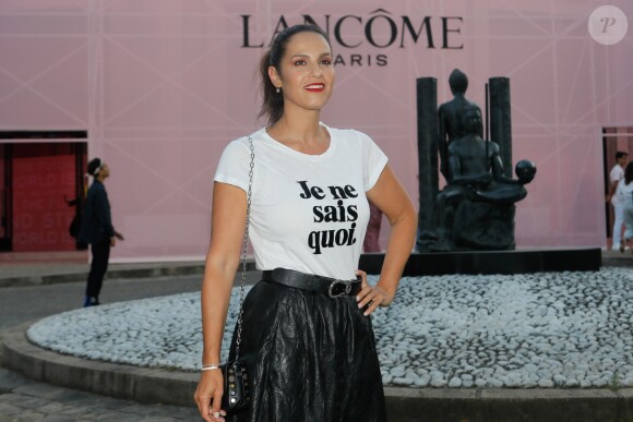 Elisa Tovati assiste à la soirée de présentation du parfum Idole de Lancôme, incarné par Zendaya, au Palais d'Iena à Paris. Le 2 juillet 2019. © Veeren Ramsamy-Christophe Clovis/Bestimage