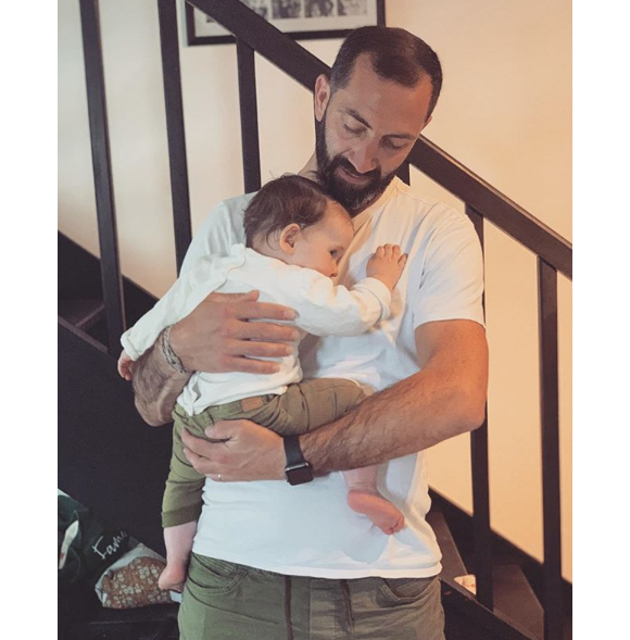 Justin de "Mariés au premier regard 3" et sa fille Romy, le 16 juin 2019