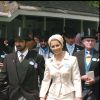 La princesse Haya Bint Al Hussein (Haya de Jordanie) et son mari le cheikh Mohammed bin Rashid Al Maktoum, émir de Dubaï, au Royal Ascot en 2005.