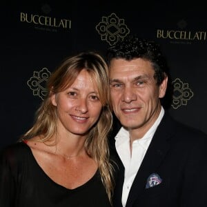 Marc Lavoine et sa femme Sarah - Inauguration de la nouvelle boutique Buccellati rue de la Paix à Paris le 8 juin 2016. © Dominique Jacovides / Bestimage