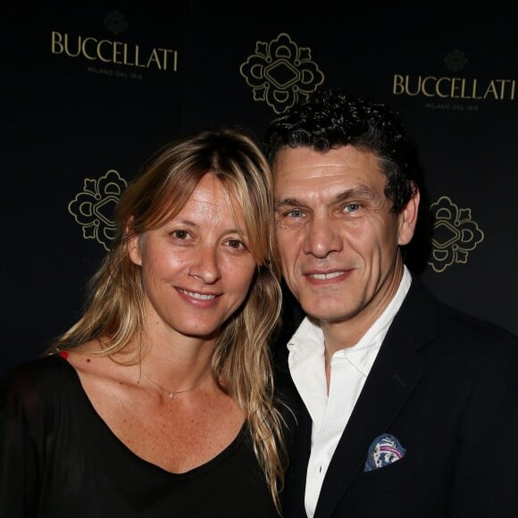 Marc Lavoine et sa femme Sarah - Inauguration de la nouvelle boutique Buccellati rue de la Paix à Paris le 8 juin 2016. © Dominique Jacovides / Bestimage