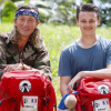 Fabrice et Briac, candidats de "Pékin Express 2019", photo officielle de M6