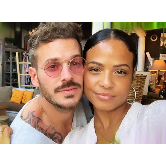 M. Pokora et Christina Milian en mode selfie sur Instagram, le 25 juin 2019