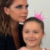 Victoria Beckham et sa fille Harper. Juillet 2019.