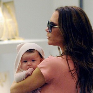 Victoria Beckham et sa fille Harper Seven à New York. Septembre 2011.