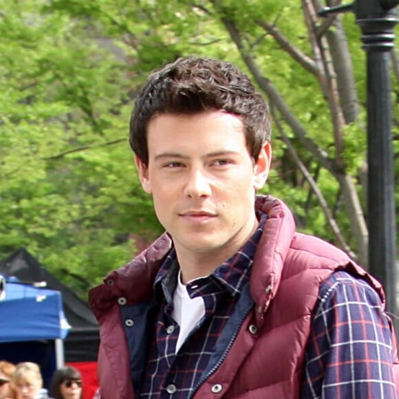 Tournage de Glee à New York, le 29 avril 2011.