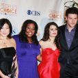  Le casting de Glee lors des People Choice Awards, le 6 janvier 2010 à Los Angeles.  