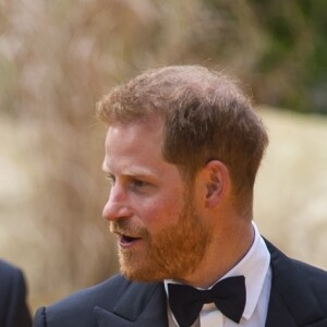 Le prince Harry, duc de Sussex, et Meghan Markle, duchesse de Sussex, à la première du film "Le Roi Lion" au cinéma Odeon Luxe Leicester Square à Londres, le 14 juillet 2019.