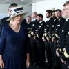 Camilla Parker Bowles, duchesse de Cornouailles, inaugure le navire "Spirit of Discovery" à Douvres. Le 5 juillet 2019.