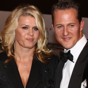 Michael Schumacher et sa femme Corinna lors de la soiree GQ a Berlin en Allemagne le 29 octobre 2013.