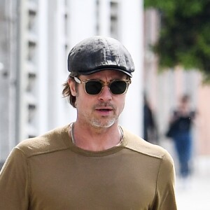 Brad Pitt en balade à Venise le 28 mai 2019.