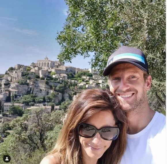 Marion Jollès-Grosjean et Romain Grosjean à Gordes, dans le Lubéron. Instagram, le 18 juillet 2019.