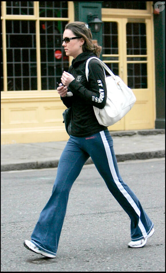 Kate Middleton en tenue de sport en 2007.