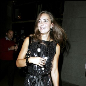 Kate Middleton en soirée en boite de nuit à Londres, en 2007.