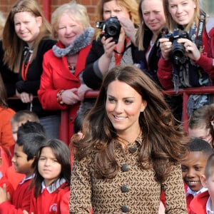 Kate Middleton à Oxford en 2012. 