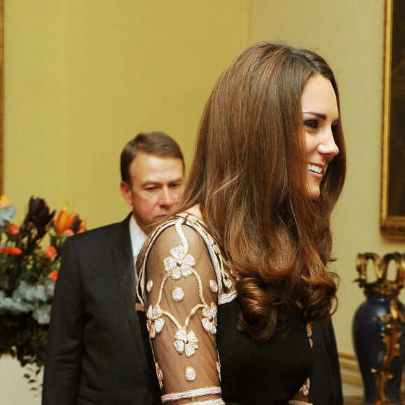 Kate Middleton à Buckingham Palace en 2012.