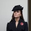 Catherine Kate Middleton (enceinte en Alexander McQueen) - La famille royale anglaise assiste à une cérémonie au Cenataph pendant le "Remembrance Day" à Londres, le 9 novembre 2014.