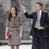 Kate Middleton, en robe Gucci, inaugure la nouvelle extension du musée Albert & Victoria à Londres. Le 29 juin 2017