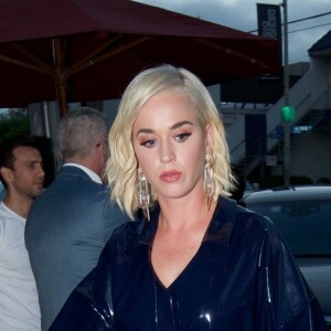 Katy Perry est allée diner avec un ami au restaurant Craig's dans le quartier de West Hollywood à Los Angeles, le 18 juillet 2019.