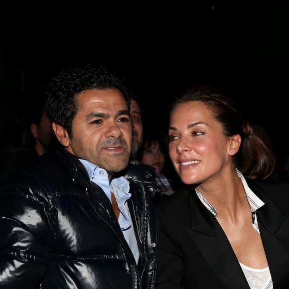 Jamel Debbouze et sa femme Mélissa Theuriau lors de la cérémonie de clôture et palmarès du 19ème Festival International du film de Comédie de l'Alpe d'Huez, le 16 janvier 2016. © Dominique Jacovides/Bestimage