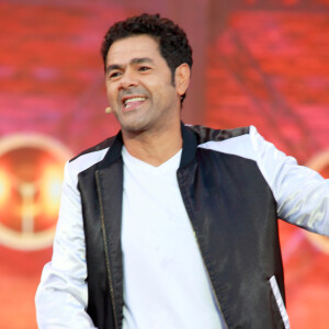 Jamel Debbouze - Les célébrités en concert pendant le festival 'Les Vieilles Charrues' à Carhaix-Plouguer en Bretagne, le 18 juillet 2019.