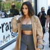 Kim Kardashian se promène à Los Angeles, le 10 juillet 2019.