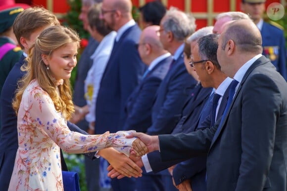 La princesse Elisabeth de Belgique - La famille royale assiste au défilé civil et militaire, à l'occasion de la fête nationale belge, à Bruxelles. Le 21 juillet 2019. The royal family attends the civil and military parade on the occasion of the Belgian national holiday in Brussels. July 21, 2019.21/07/2019 - Bruxelles