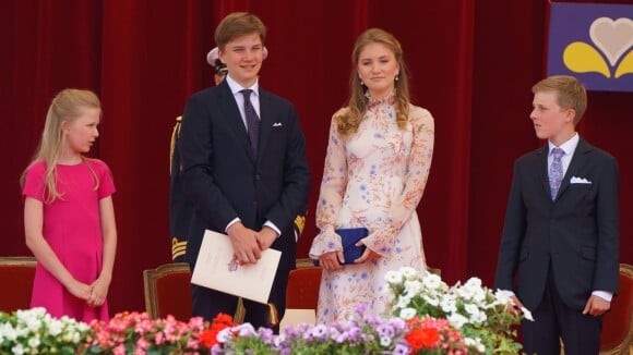Princesse Elisabeth : Habillée par Natan, elle illumine la Fête nationale belge