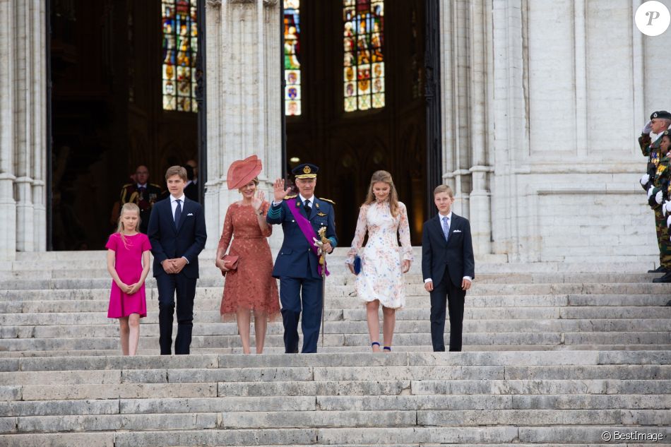 Le Roi Philippe de Belgique, la Reine Mathilde de Belgique ...