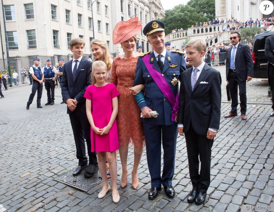 Le Roi Philippe de Belgique, la Reine Mathilde de Belgique ...