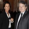 Thierry Breton et sa femme Valérie lors du vernissage de l'exposition de Daniel Buren "Excentriques", à Paris, le 9 mai 2012.