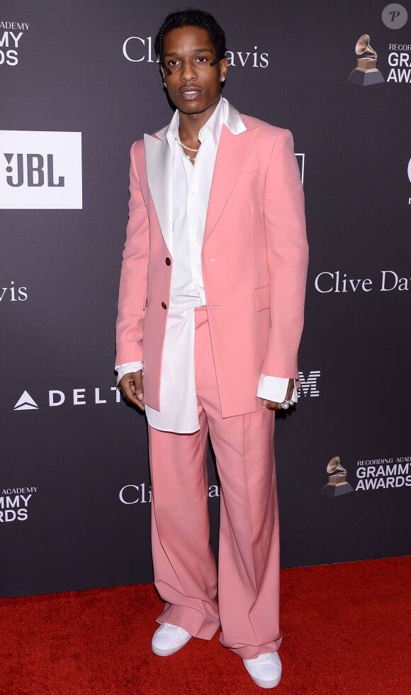 A$AP Rocky à la soirée des Pre-Grammy Awards à Los Angeles le 10 février 2019.