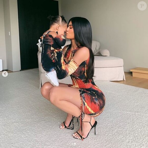 Kylie Jenner et sa fille Stormi. Juin 2019.