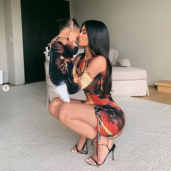 Kylie Jenner et sa fille Stormi. Juin 2019.