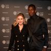 Paul Pogba et sa compagne Maria Salaues lors de la soirée du prix du joueur de l'année de Manchester United au stade Old Trafford le 9 mai 2019.