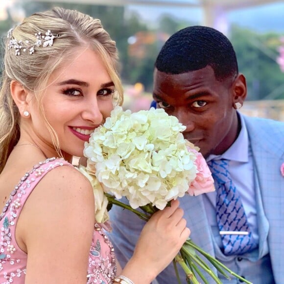 Paul Pogba et Maria Salaues, photo partagée sur le compte Instagram de Maria le 24 juin 2019.