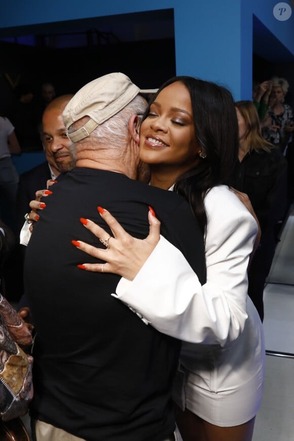Rihanna et Peter Lindbergh lors du lancement de la première collection Fenty de Rihanna en partenariat avec LVMH au 10 rue de Turenne à Paris, France, le 22 mai 2019. © Julien Hekimian pour LVMH Fenty via Bestimage