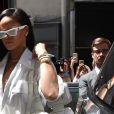 Rihanna - Arrivées au défilé de mode Homme printemps-été 2019 "Louis Vuitton" à Paris. Le 21 juin 2018