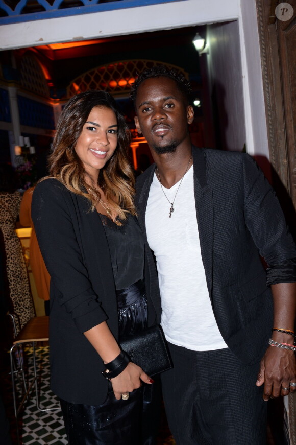 Exclusif - Black M et sa femme Léa - Fête de clôture du 9ème festival "Marrakech du Rire 2018" au Palais Bahia de Marrakech au Maroc le 15 juin 2019. Monument majeur du patrimoine culturel marocain, le Palais Bahia est un ancien palais du XIXe siècle. Véritable chef-d'oeuvre de l'architecture marocaine, le palais - devenu musée - est l'un des principaux lieux touristiques du pays. Après avoir accueilli un dîner de prestige organisé par la maison de haute-couture Christian Dior en avril 2019, c'est la seconde fois seulement que le Palais Bahia ouvre ses portes à un événement culturel international majeur avec la soirée de clôture de la 9e édition du Festival Marrakech du Rire. © Rachid Bellak/Bestimage