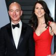 Jeff Bezos et  MacKenzie Bezos à la soirée Vanity Fair à l'occasion des Oscars à Los Angeles, le 4 mars 2018.