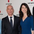 Jeff Bezos et son ex-femme Mackenzie Bezos à Berlin le 24 avril 2018.