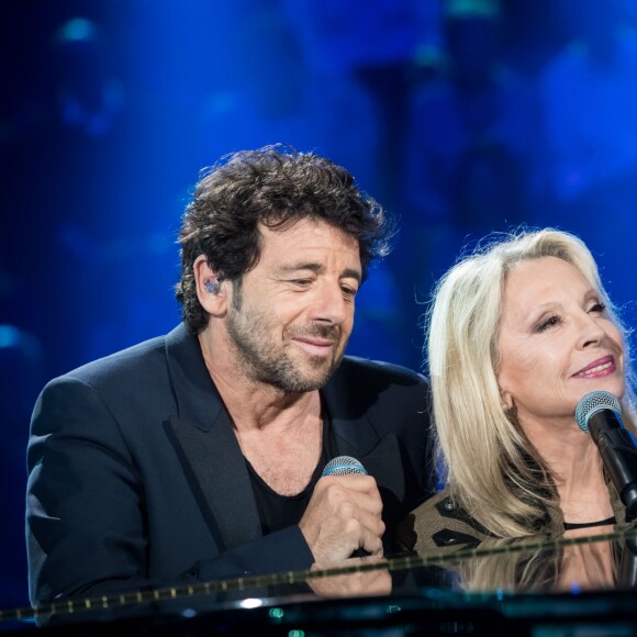 Exclusif - Patrick Bruel et Véronique Sanson - Enregistrement de l'émission "Bon anniversaire Veronique Sanson" qui a été diffusée le 26 avril 2019 sur France 3. Paris le 8 Avril 2019. © Cyril Moreau / Bestimage