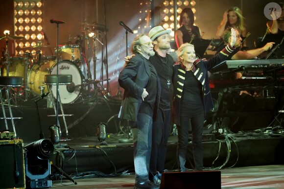 Stephen Stills et Christopher Stills - Véronique Sanson en concert pour l'ouverture du festival des Francofolies de La Rochelle, le 11 juillet 2018.